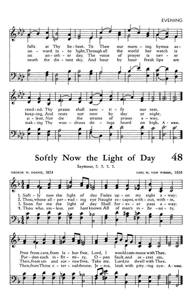 The Hymnal of The Evangelical United Brethren Church page 63