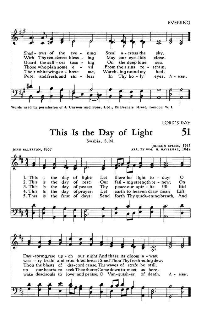 The Hymnal of The Evangelical United Brethren Church page 65