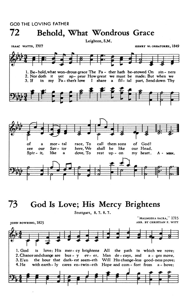 The Hymnal of The Evangelical United Brethren Church page 84