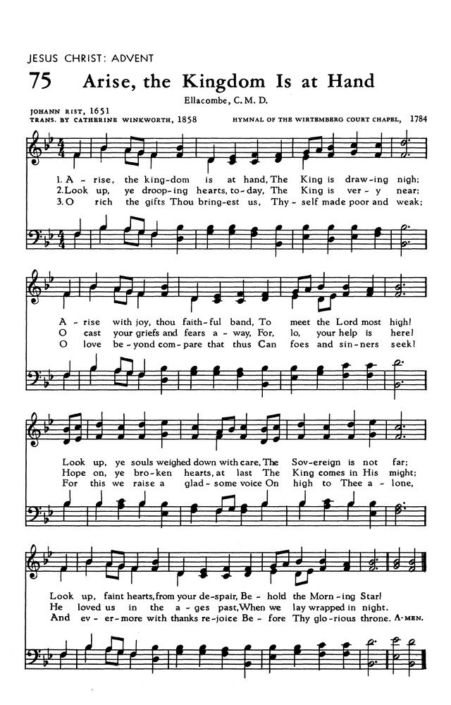 The Hymnal of The Evangelical United Brethren Church page 86