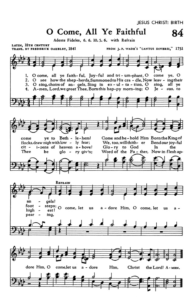 The Hymnal of The Evangelical United Brethren Church page 95