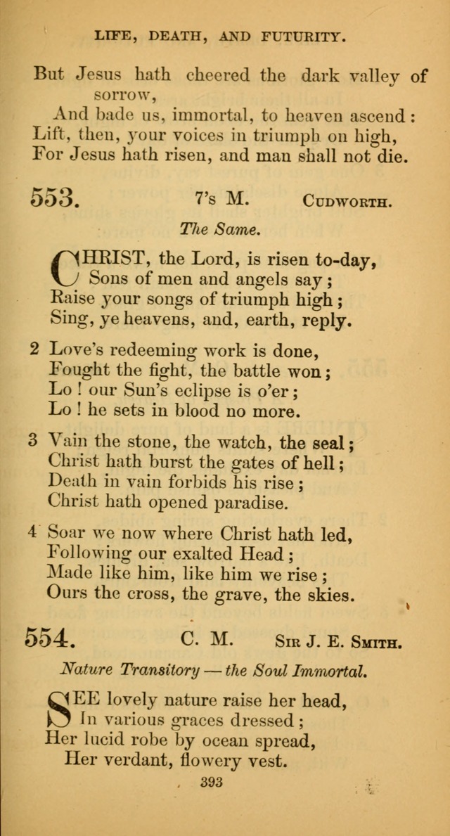 Hymns for Christian Devotion: especially adapted to the Universalist denomination. (New ed.) page 399