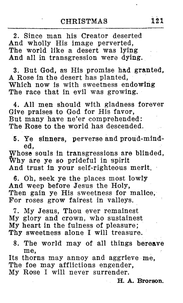 Hymnal for Church and Home (2nd ed.) page 121
