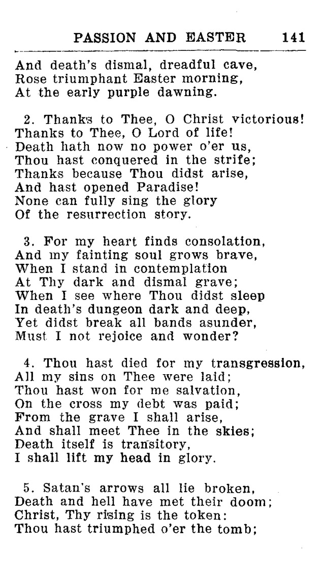 Hymnal for Church and Home (2nd ed.) page 141