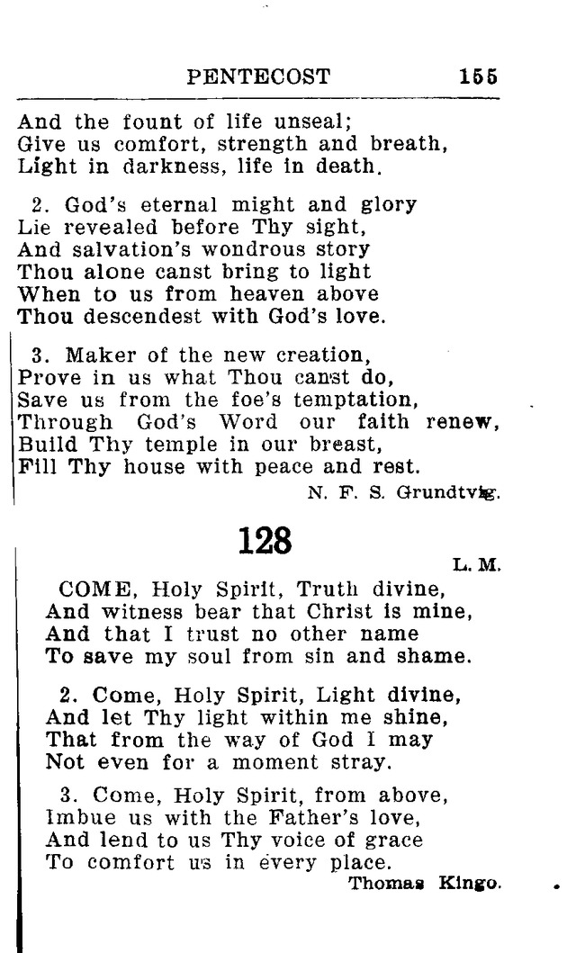 Hymnal for Church and Home (2nd ed.) page 155