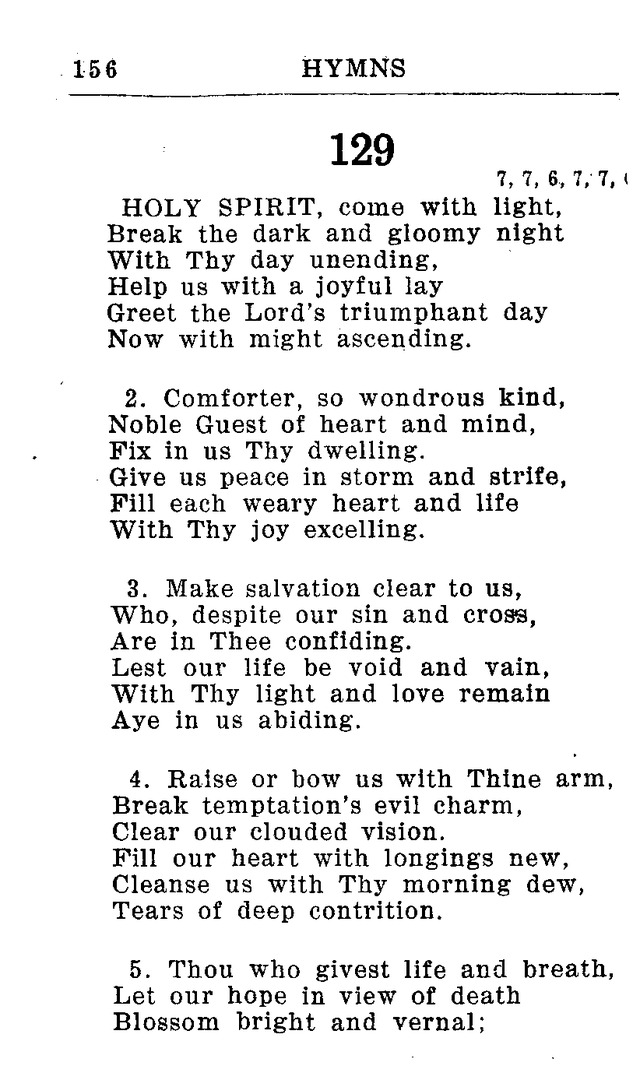 Hymnal for Church and Home (2nd ed.) page 156