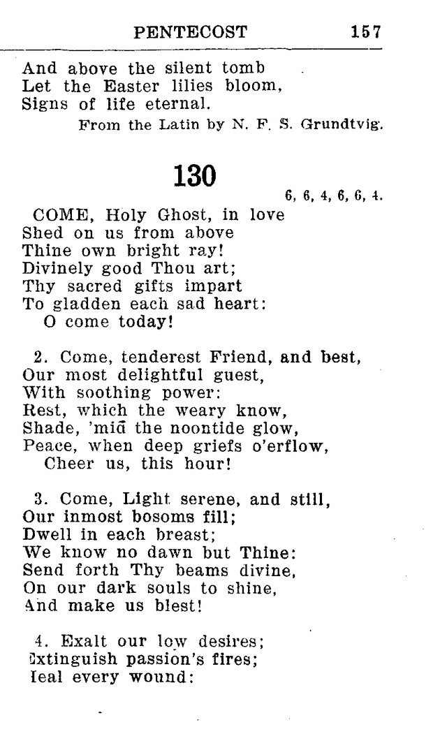 Hymnal for Church and Home (2nd ed.) page 157