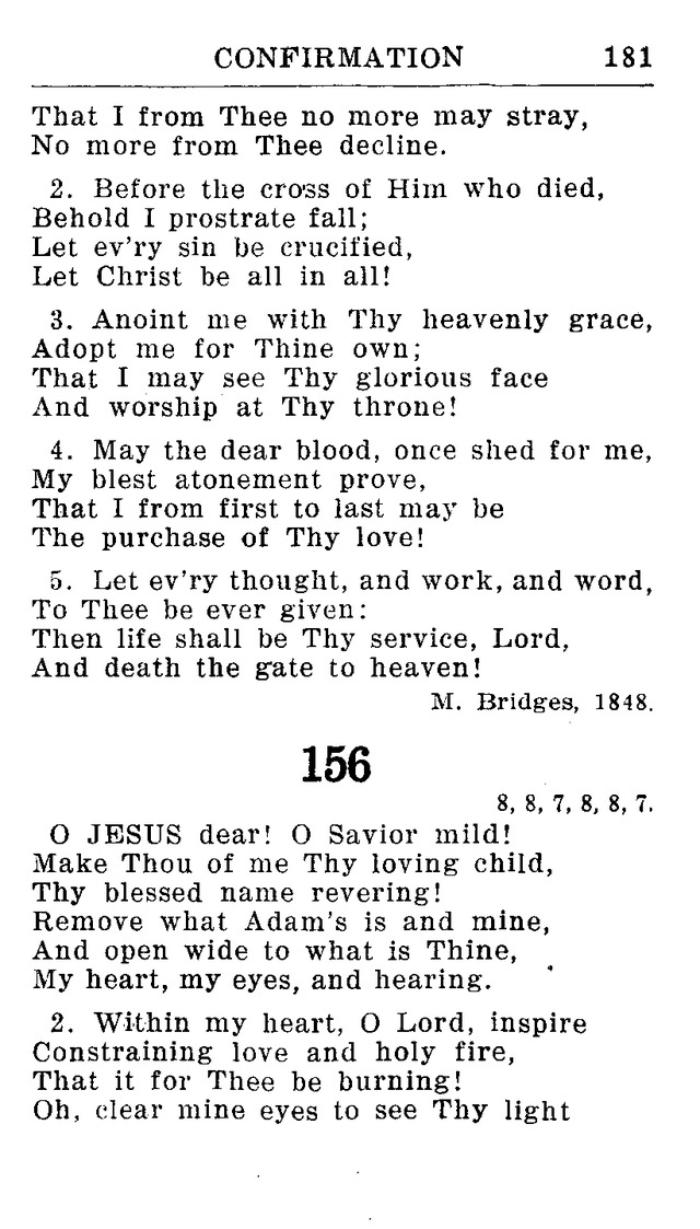 Hymnal for Church and Home (2nd ed.) page 181