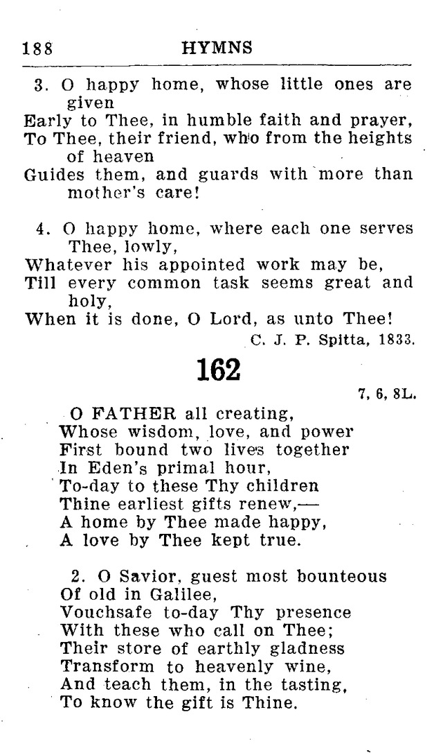 Hymnal for Church and Home (2nd ed.) page 188