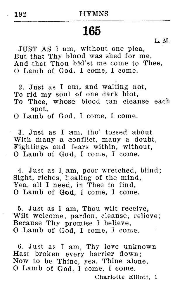 Hymnal for Church and Home (2nd ed.) page 192