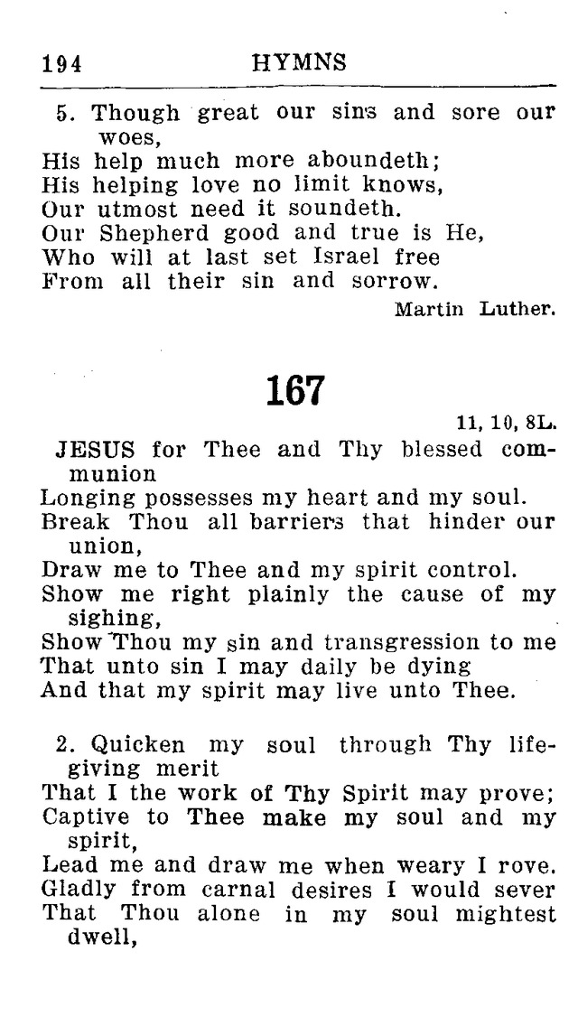 Hymnal for Church and Home (2nd ed.) page 194