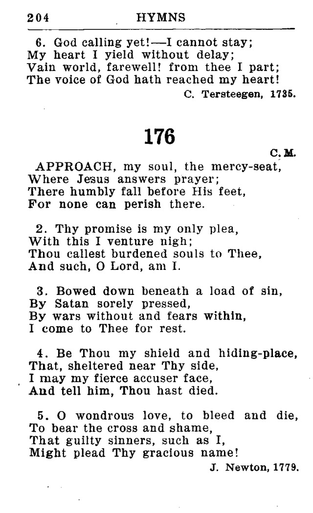 Hymnal for Church and Home (2nd ed.) page 204