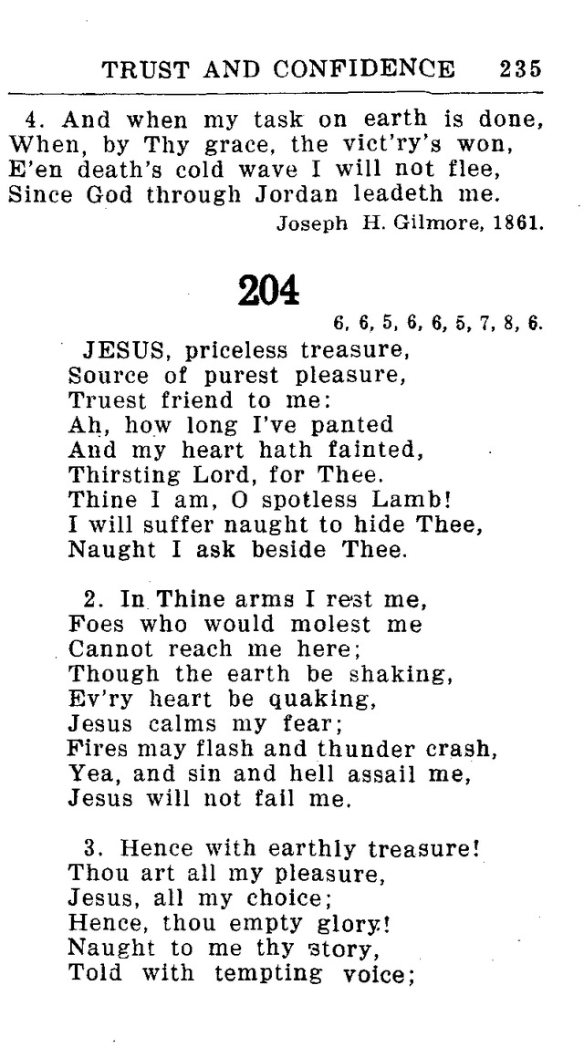 Hymnal for Church and Home (2nd ed.) page 235