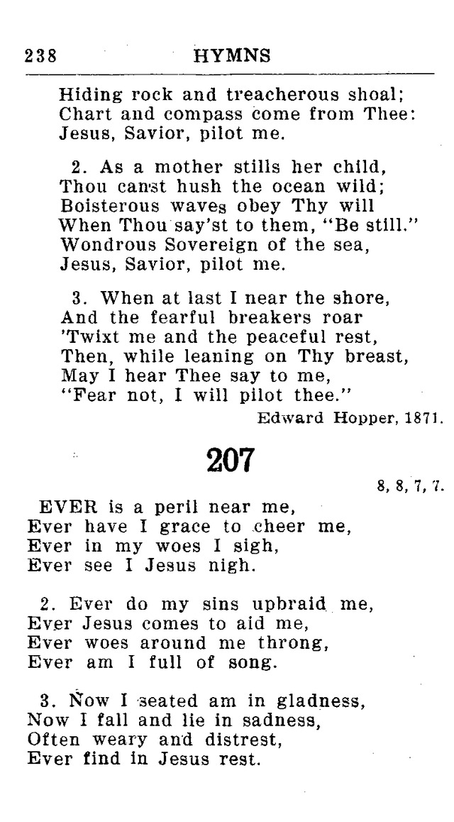 Hymnal for Church and Home (2nd ed.) page 238