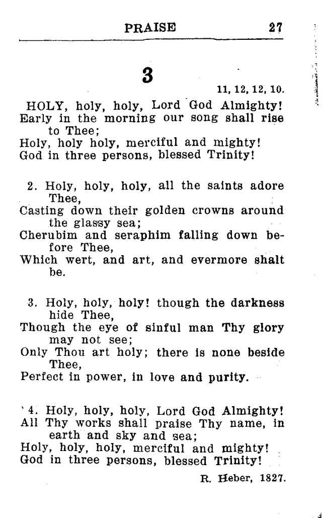 Hymnal for Church and Home (2nd ed.) page 27