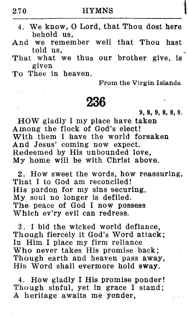 Hymnal for Church and Home (2nd ed.) page 270