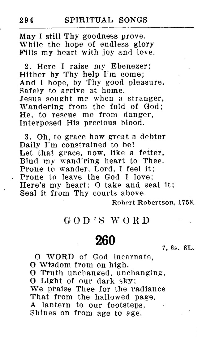 Hymnal for Church and Home (2nd ed.) page 294