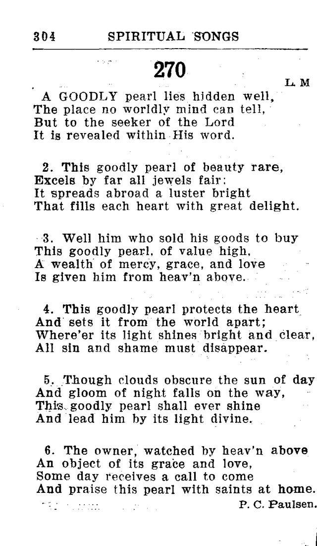 Hymnal for Church and Home (2nd ed.) page 304