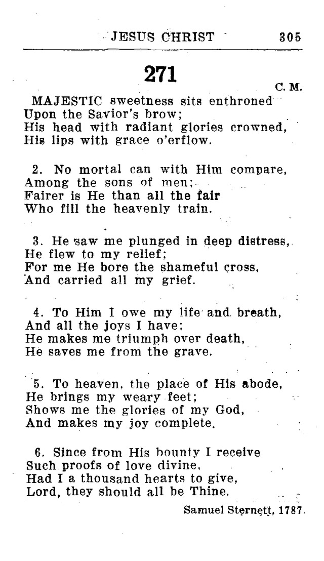 Hymnal for Church and Home (2nd ed.) page 305