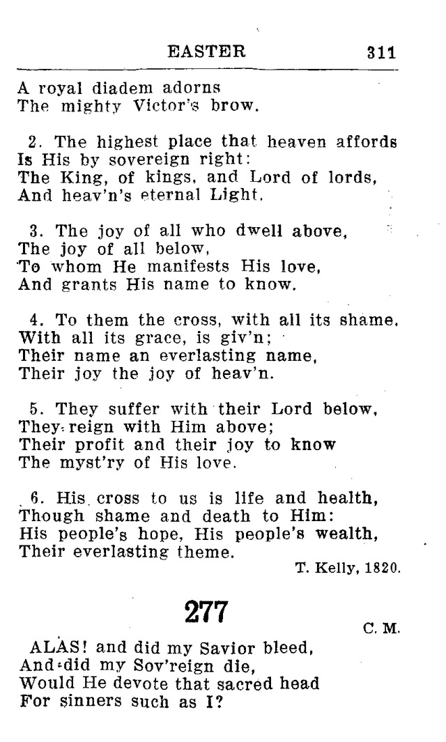 Hymnal for Church and Home (2nd ed.) page 311