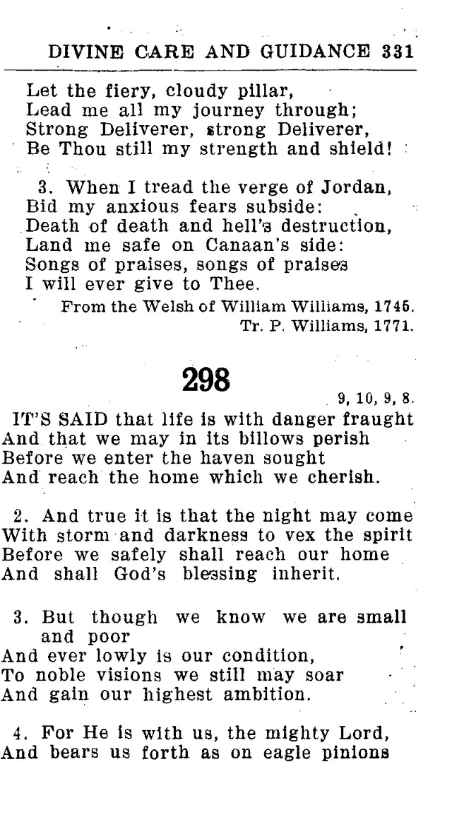 Hymnal for Church and Home (2nd ed.) page 331