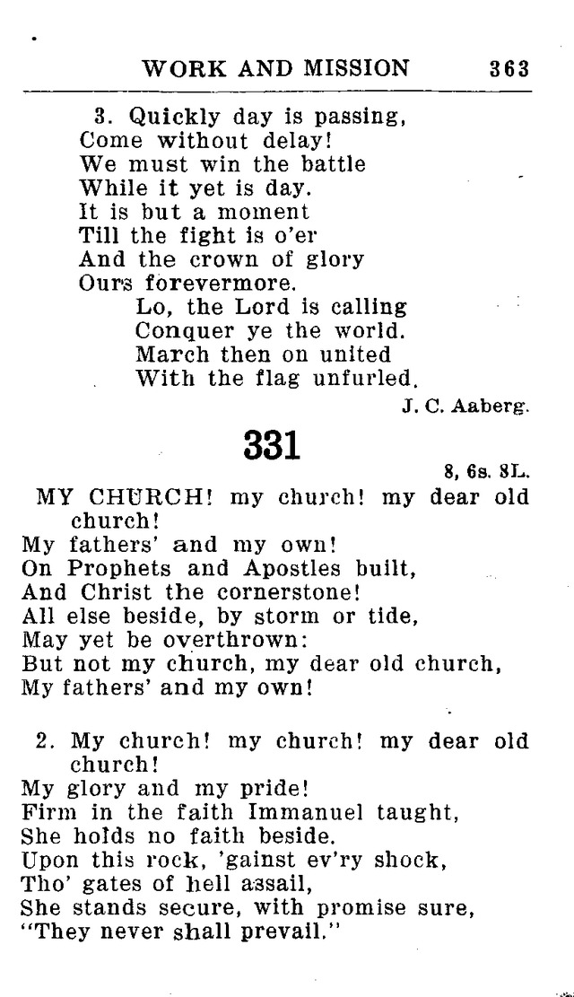 Hymnal for Church and Home (2nd ed.) page 363