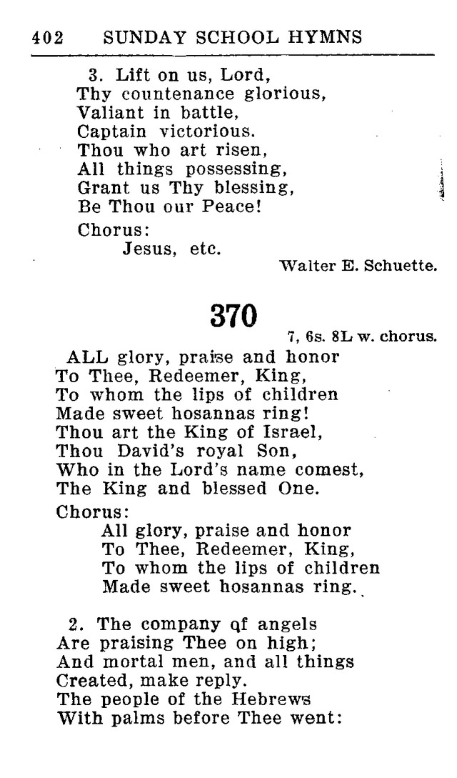 Hymnal for Church and Home (2nd ed.) page 402