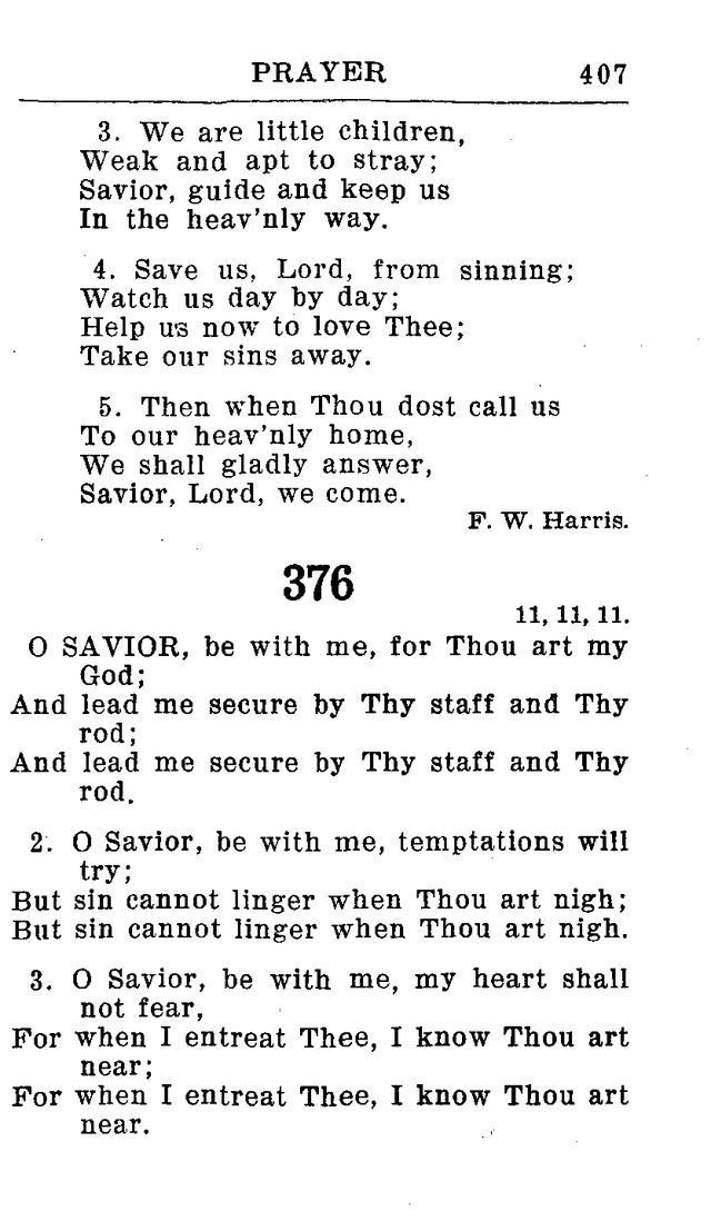 Hymnal for Church and Home (2nd ed.) page 407