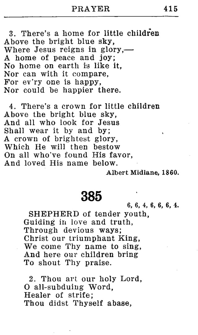 Hymnal for Church and Home (2nd ed.) page 415