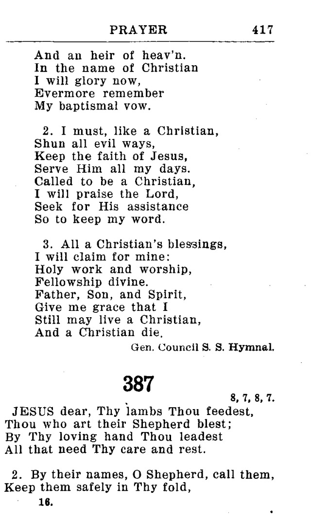 Hymnal for Church and Home (2nd ed.) page 417