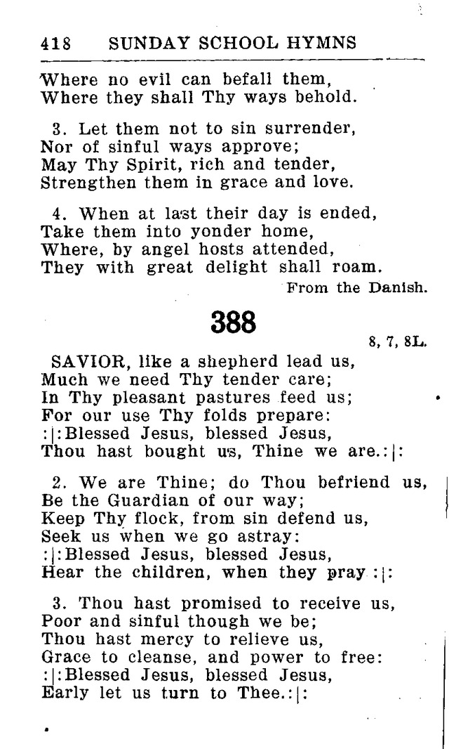 Hymnal for Church and Home (2nd ed.) page 418