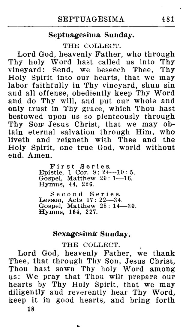 Hymnal for Church and Home (2nd ed.) page 481