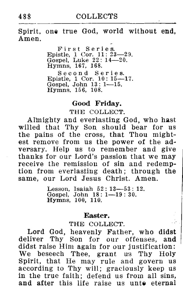 Hymnal for Church and Home (2nd ed.) page 488