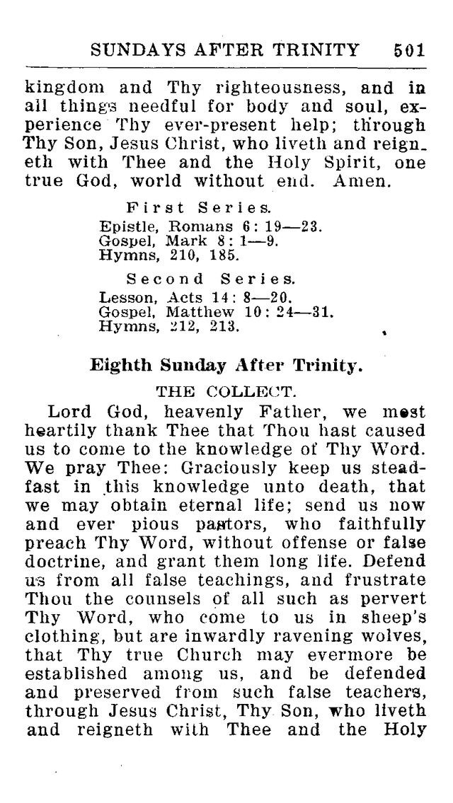 Hymnal for Church and Home (2nd ed.) page 501