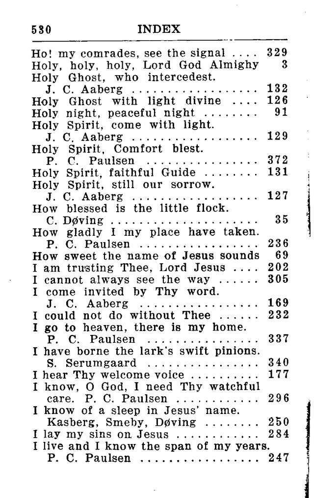 Hymnal for Church and Home (2nd ed.) page 530