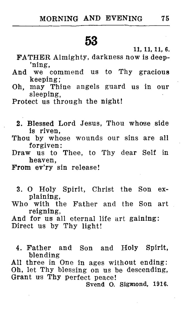 Hymnal for Church and Home (2nd ed.) page 75