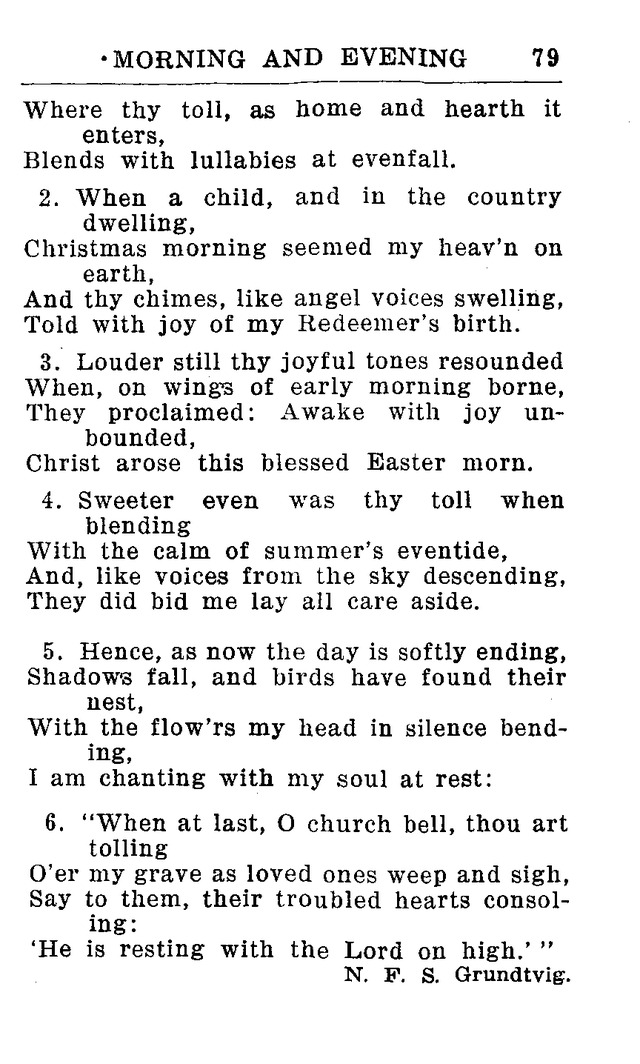 Hymnal for Church and Home (2nd ed.) page 79