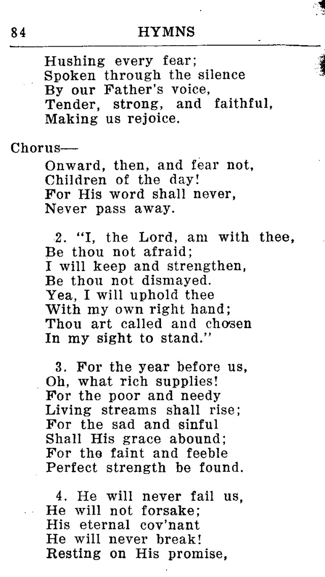 Hymnal for Church and Home (2nd ed.) page 84
