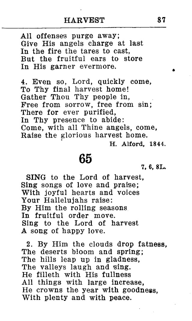 Hymnal for Church and Home (2nd ed.) page 87