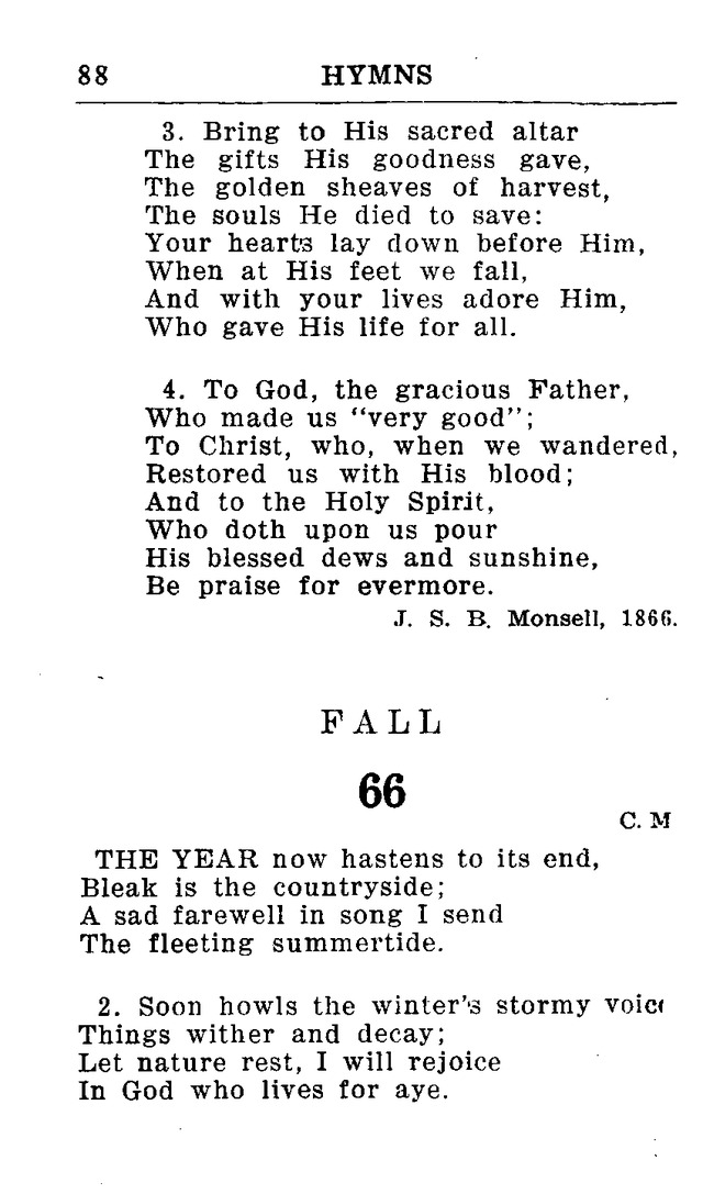 Hymnal for Church and Home (2nd ed.) page 88