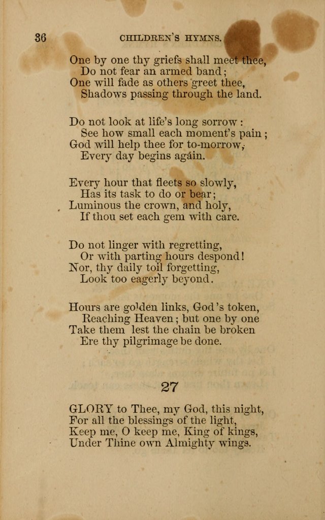 Hymns for First-Day Schools page 36