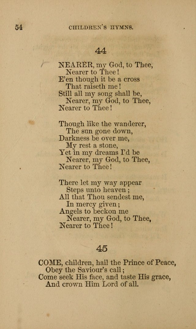 Hymns for First-Day Schools page 54