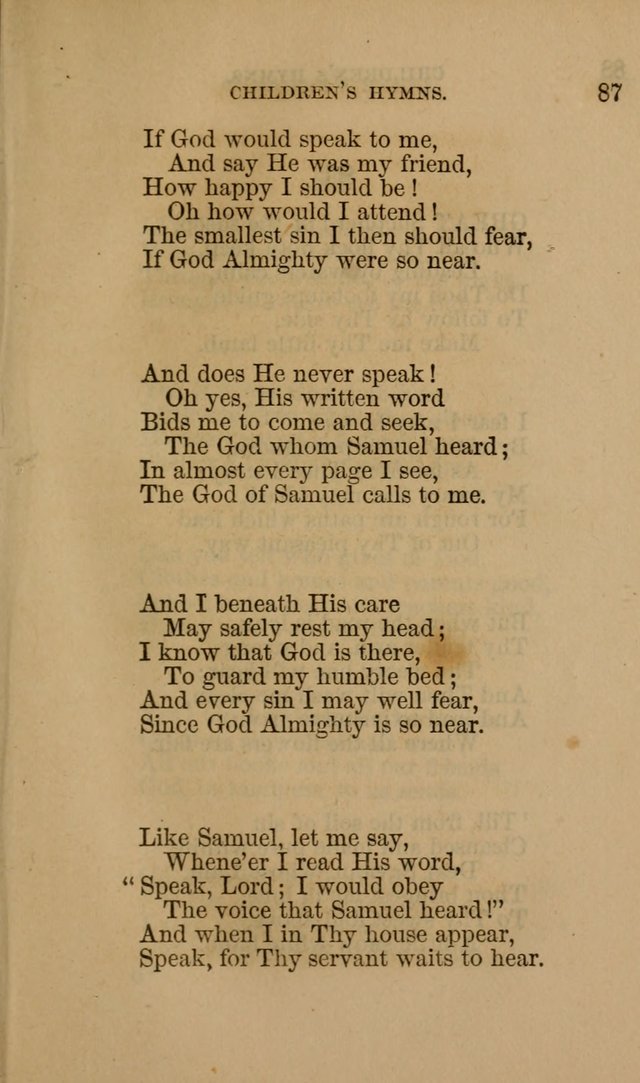Hymns for First-Day Schools page 87