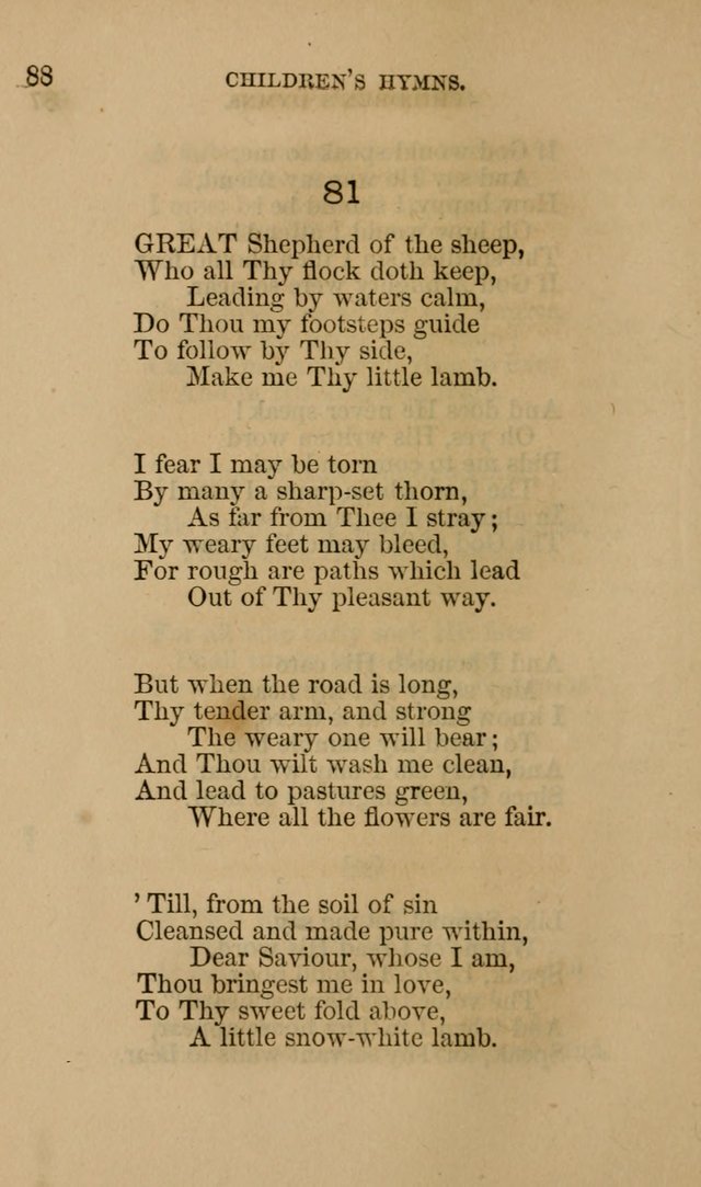 Hymns for First-Day Schools page 88