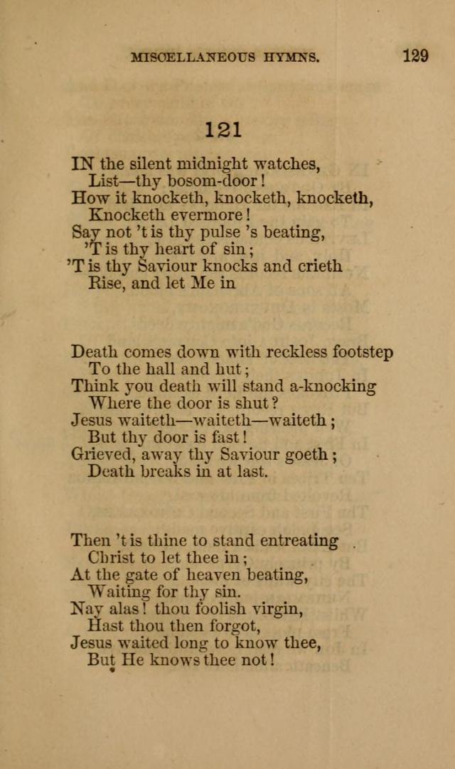 Hymns for First-Day Schools (Rev. and Enl.) page 129