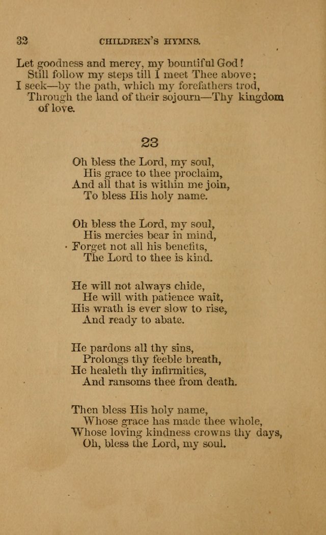 Hymns for First-Day Schools (Rev. and Enl.) page 32