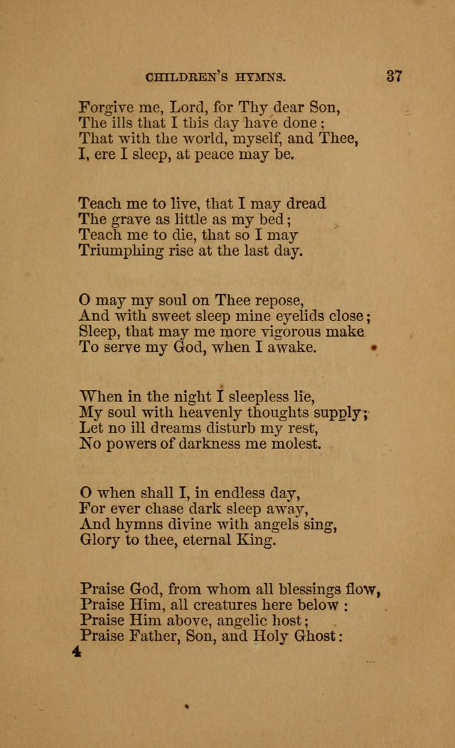 Hymns for First-Day Schools (Rev. and Enl.) page 37