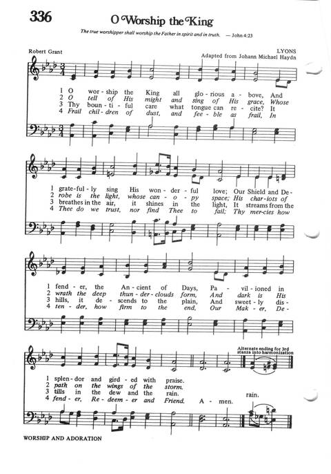 Hymns for the Family of God page 310