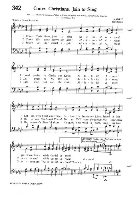 Hymns for the Family of God page 318