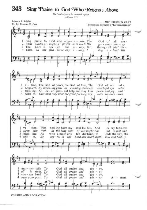 Hymns for the Family of God page 320